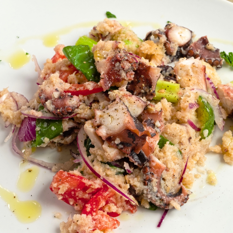 Panzanella di polpo